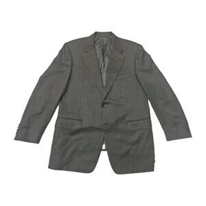 CANALI Mens Charcoal Italian Wool Sports Coat Blazer Jacket 54 US43 WORK PARTY